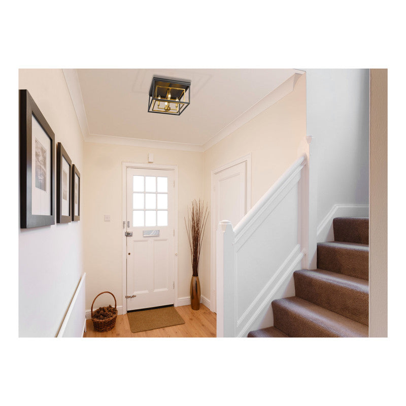 Z-Lite 457F - Euclid 4 Light 15" Flush Mount