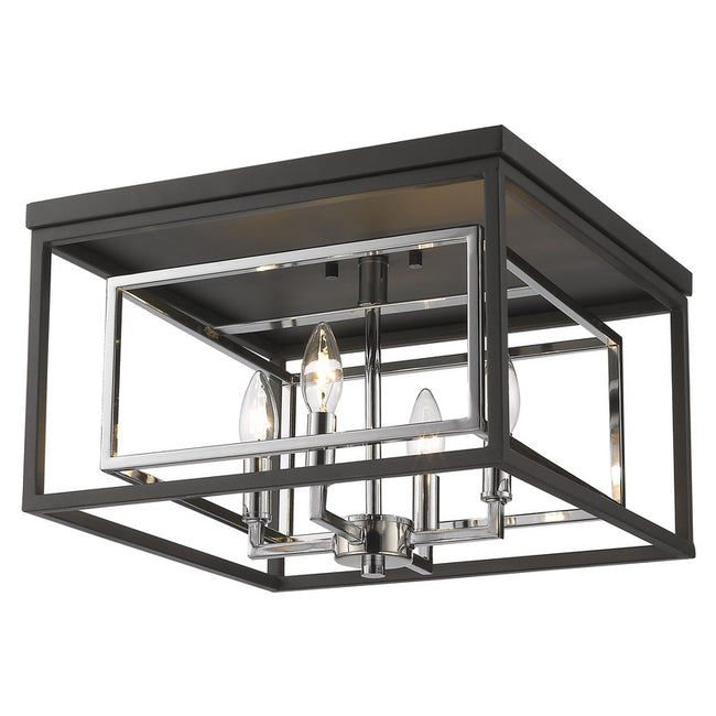 Z-Lite 457F - Euclid 4 Light 15" Flush Mount