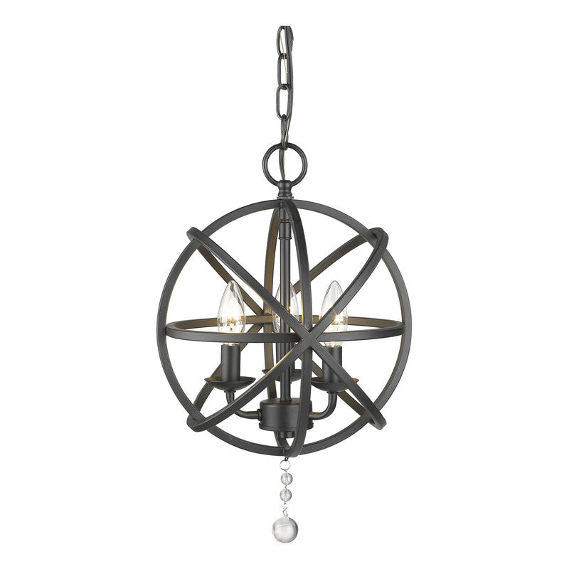 Z-Lite 458-12 - Tull 3 Light 12" Chandelier