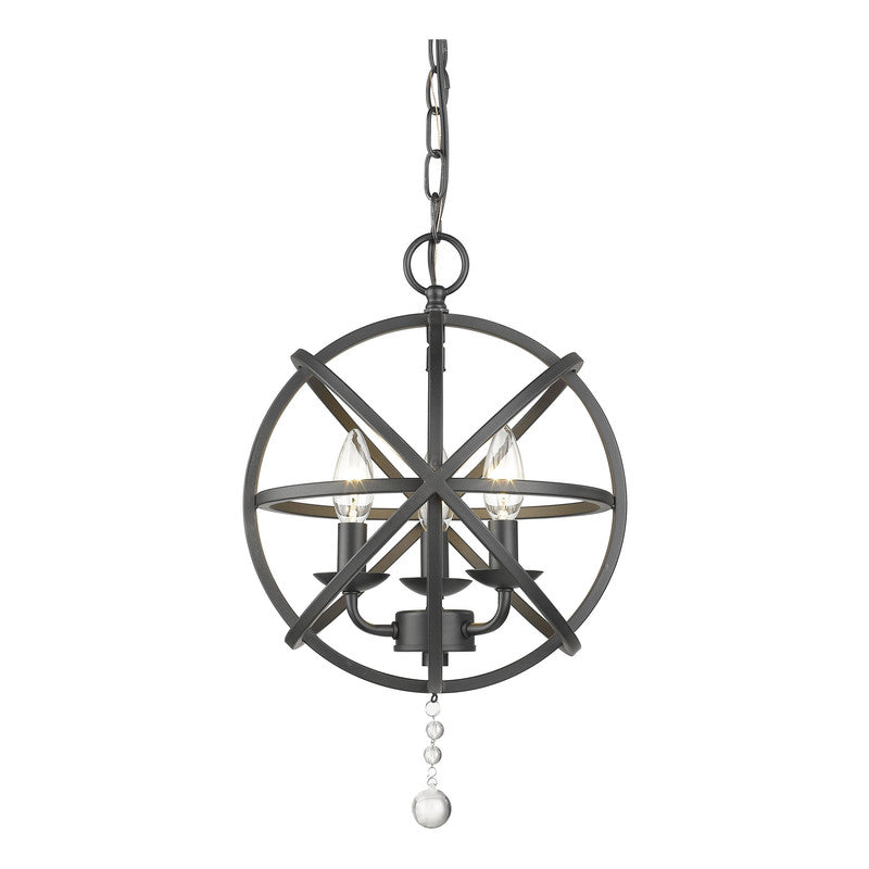 Z-Lite 458-12 - Tull 3 Light 12" Chandelier