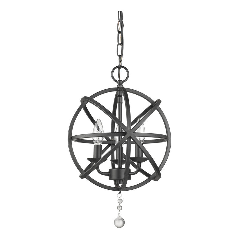 Z-Lite 458-12 - Tull 3 Light 12" Chandelier