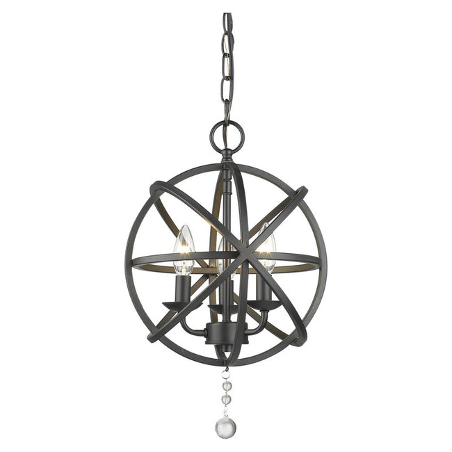 Z-Lite 458-12 - Tull 3 Light 12" Chandelier