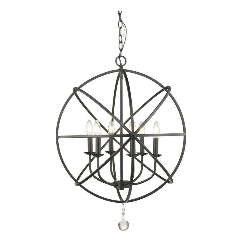 Z-Lite 458-24 - Tull 6 Light 24" Chandelier