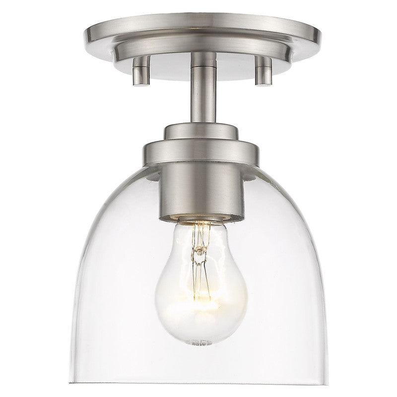 Z-Lite 460F1 - Ashton  1 Light 6" Flush Mount