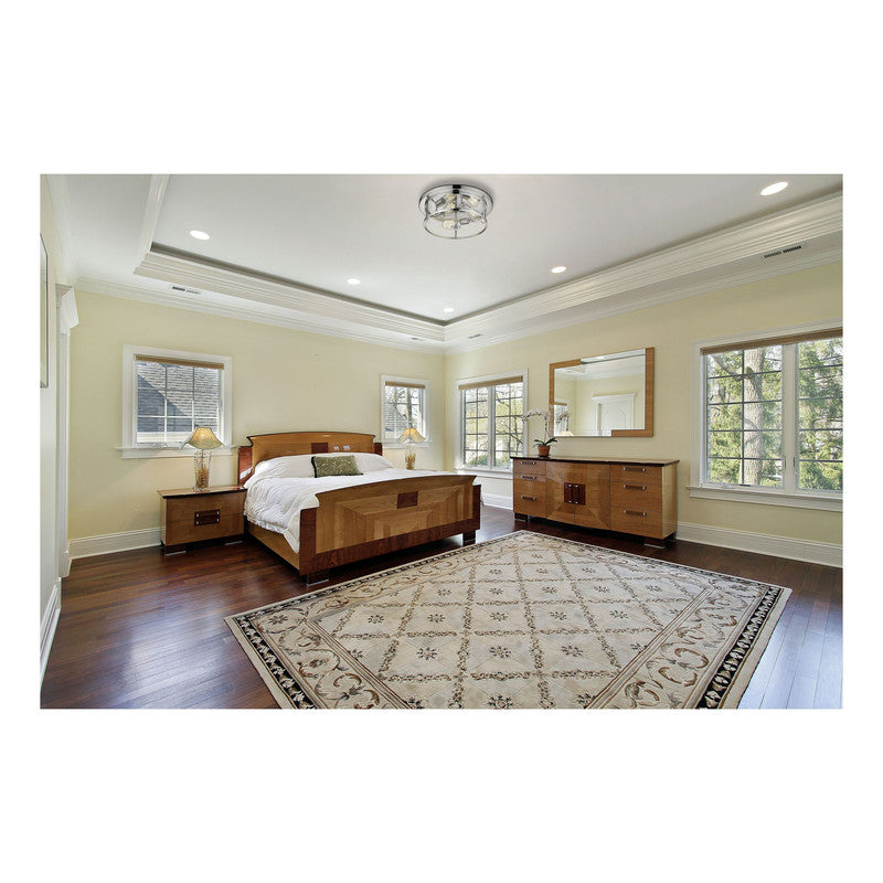 Z-Lite 462F16 - Savannah 3 Light 16" Flush Mount