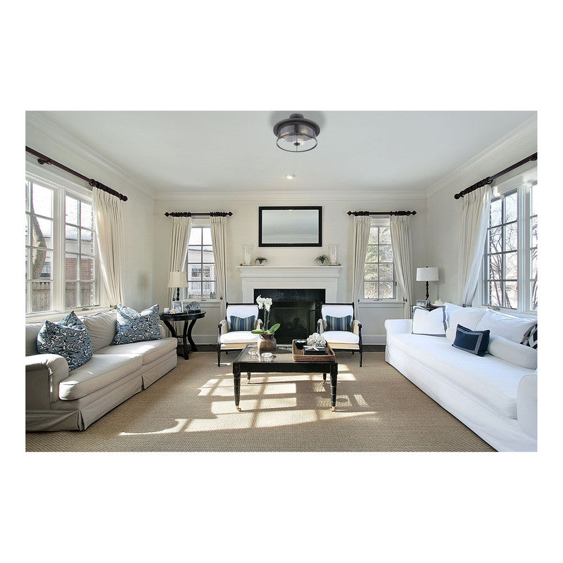 Z-Lite 462SF16 - Savannah 3 Light 16" Flush Mount