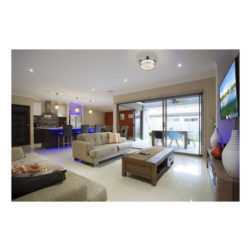 465SF16 - Savannah 3 Light 16" Flush Mount