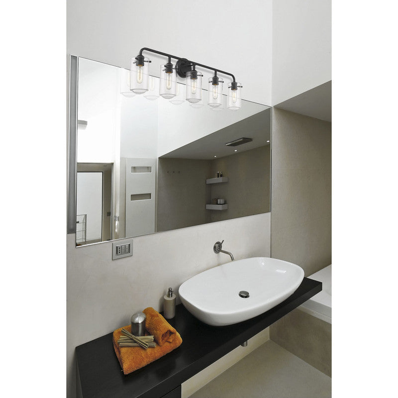 Z-Lite 471-5V - Delaney 5 Light 38" Vanity Light