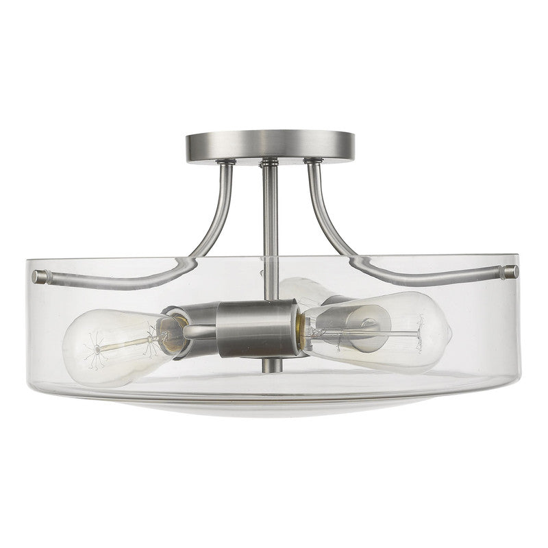 Z-Lite 471SF - Delaney 3 Light 15" Flush Mount