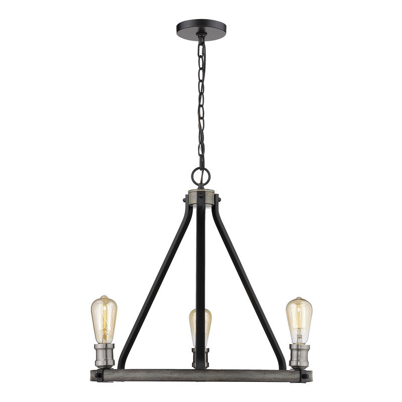 472-3A - Kirkland 3 Light 20" Chandelier
