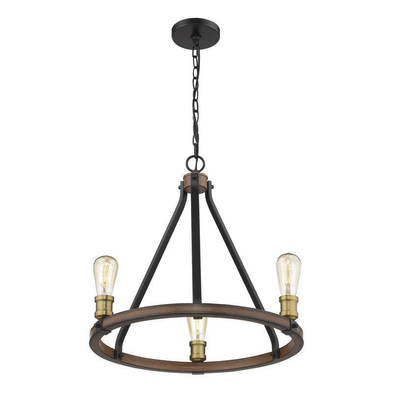 472-3 - Kirkland 3 Light 20" Chandelier