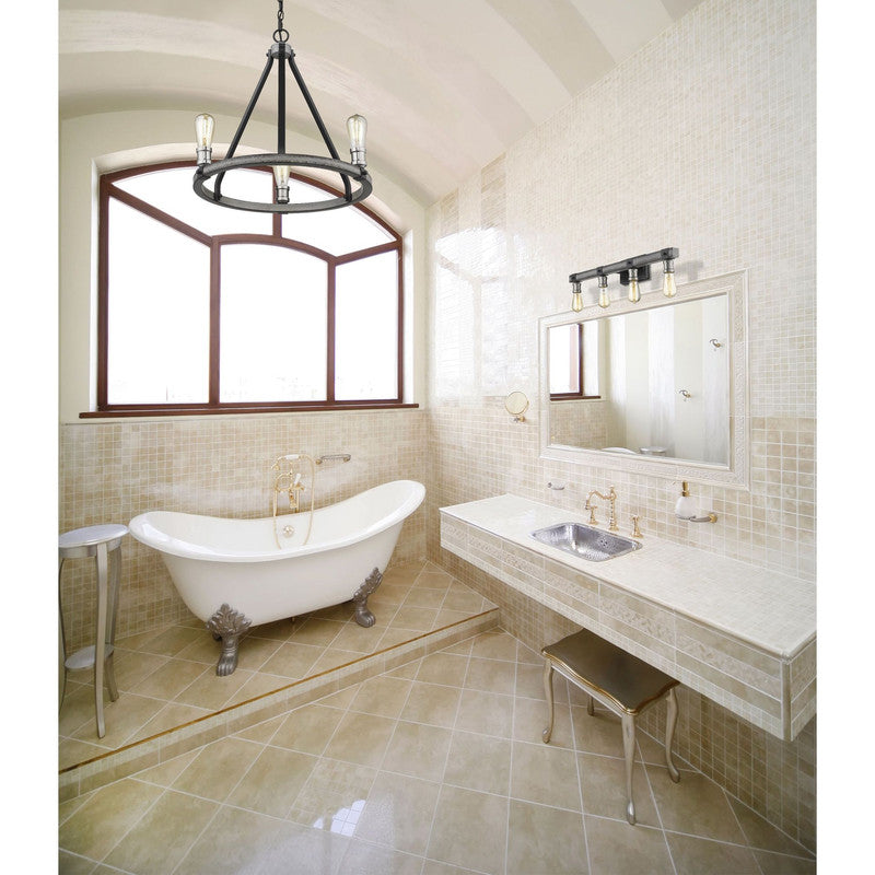 Z-Lite 472-4V - Kirkland 4 Light 30" Vanity Light