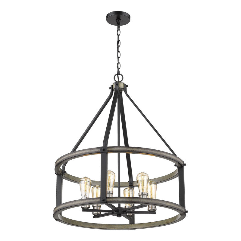 Z-Lite 472-6D - Kirkland 6 Light 25" Pendant