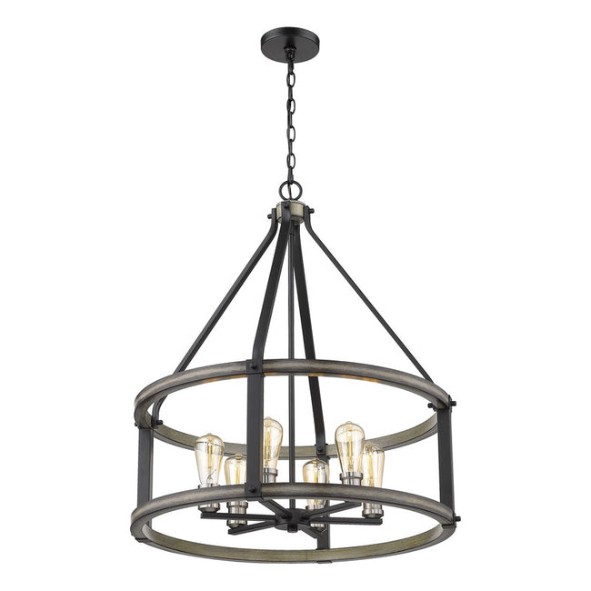 Z-Lite 472-6D - Kirkland 6 Light 25" Pendant