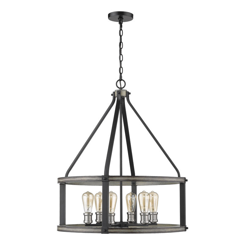 Z-Lite 472-6D - Kirkland 6 Light 25" Pendant