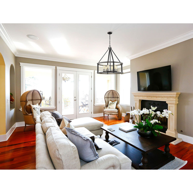 Z-Lite 472-6D - Kirkland 6 Light 25" Pendant