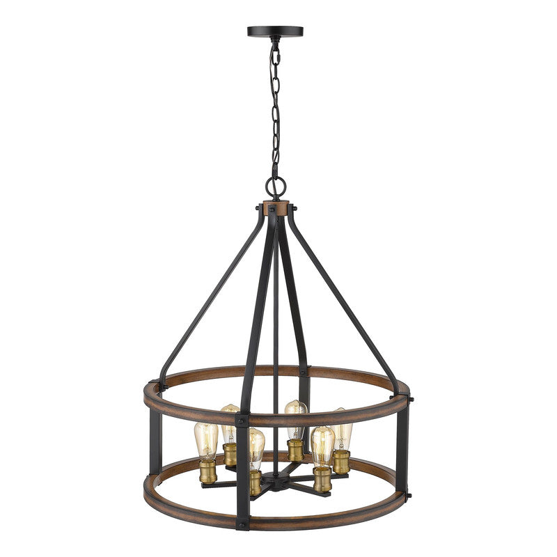 Z-Lite 472-6D - Kirkland 6 Light 25" Pendant