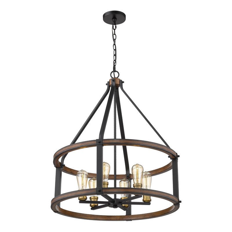 Z-Lite 472-6D - Kirkland 6 Light 25" Pendant