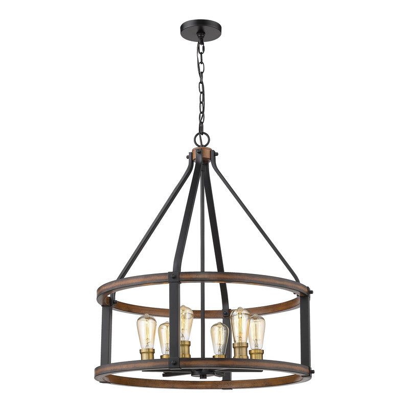 Z-Lite 472-6D - Kirkland 6 Light 25" Pendant