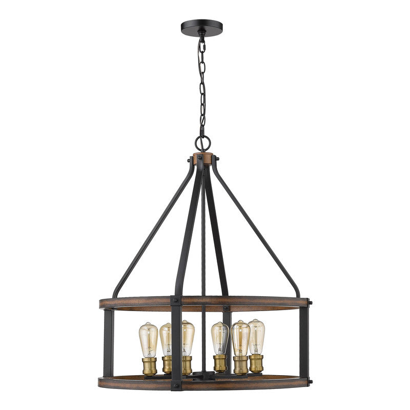 Z-Lite 472-6D - Kirkland 6 Light 25" Pendant