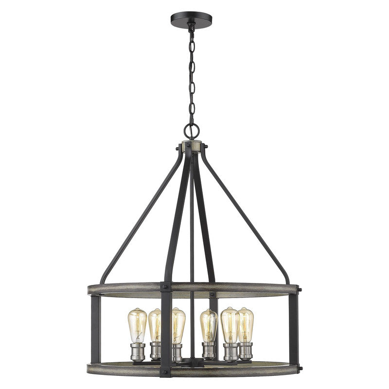 Z-Lite 472-6D - Kirkland 6 Light 25" Pendant