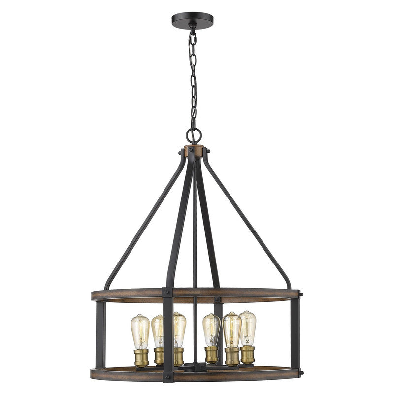 Z-Lite 472-6D - Kirkland 6 Light 25" Pendant