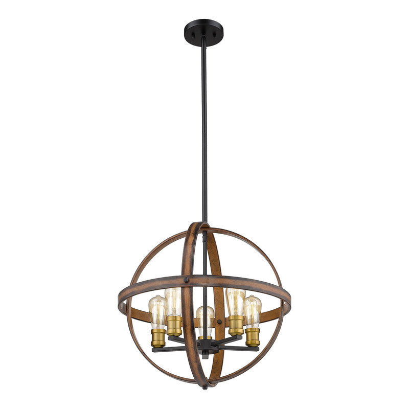 Z-Lite 472B20 - Kirkland 5 Light 20" Pendant