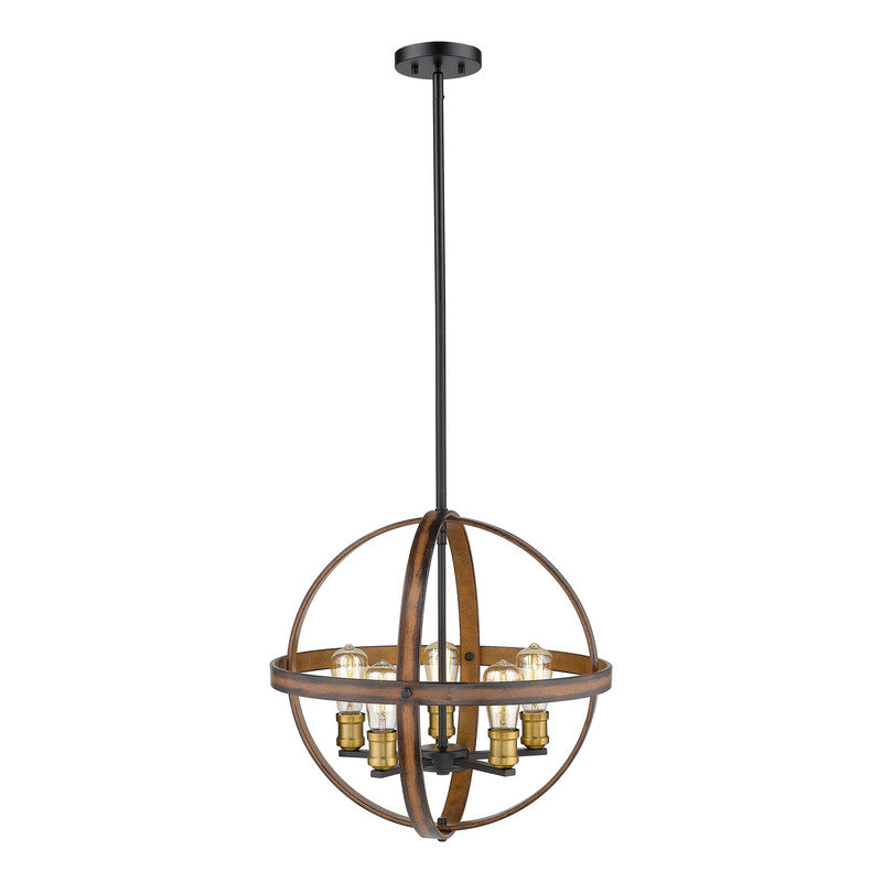 Z-Lite 472B20 - Kirkland 5 Light 20" Pendant
