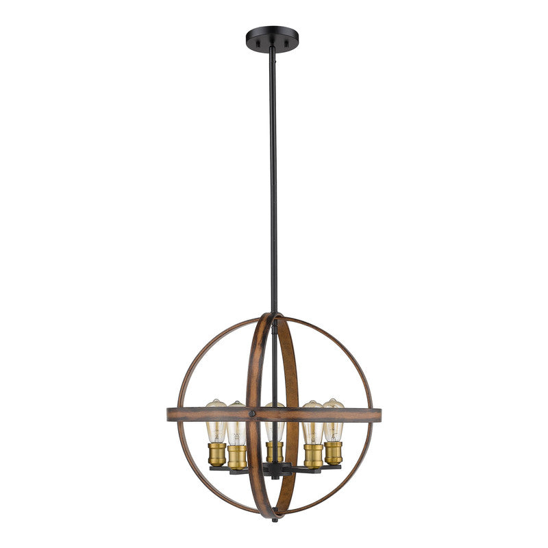 Z-Lite 472B20 - Kirkland 5 Light 20" Pendant
