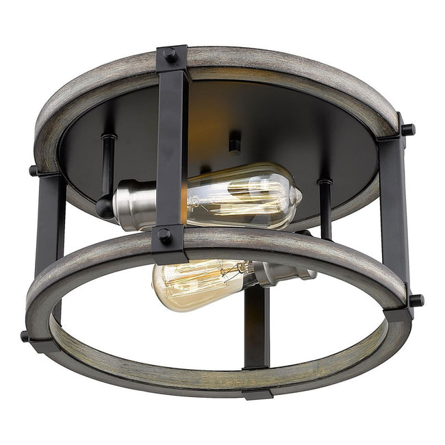 Z-Lite 472F2R - Kirkland 2 Light 13" Flush Mount