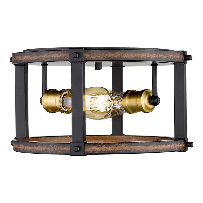 Z-Lite 472F2R - Kirkland 2 Light 13" Flush Mount