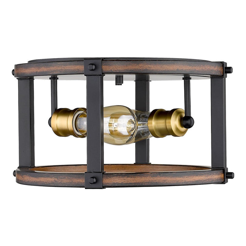 Z-Lite 472F2R - Kirkland 2 Light 13" Flush Mount