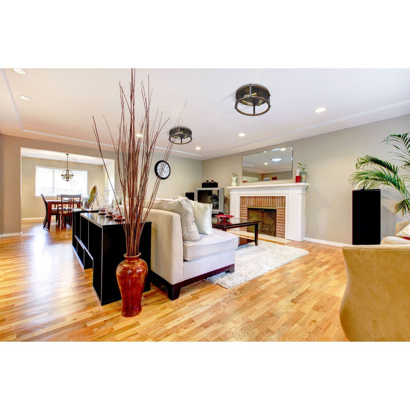 Z-Lite 472F3R - Kirkland 3 Light 16" Flush Mount