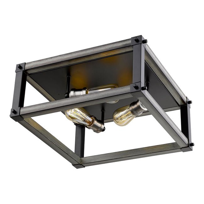 Z-Lite 472F3S - Kirkland 3 Light 16" Flush Mount