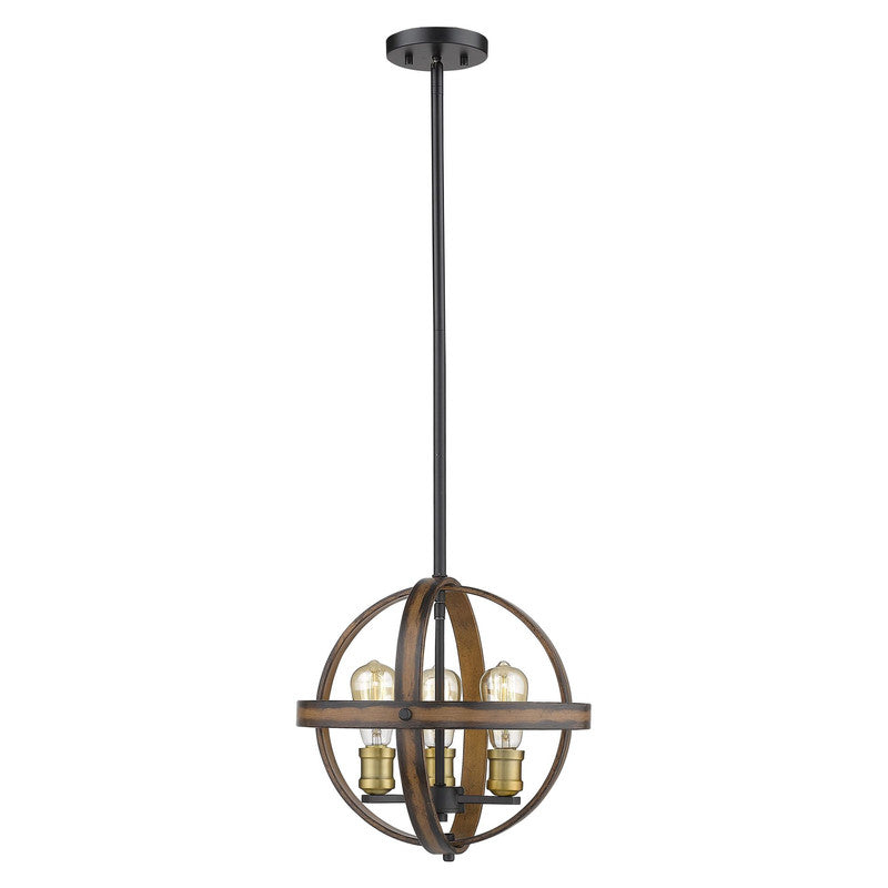Z-Lite 472B14 - Kirkland 3 Light 14" Pendant