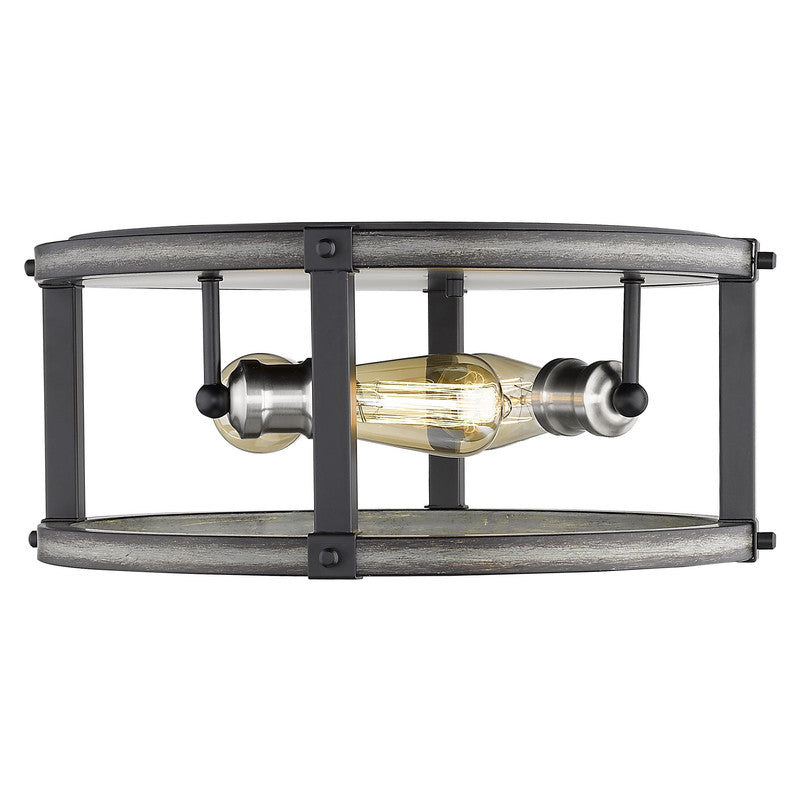 Z-Lite 472F3R - Kirkland 3 Light 16" Flush Mount