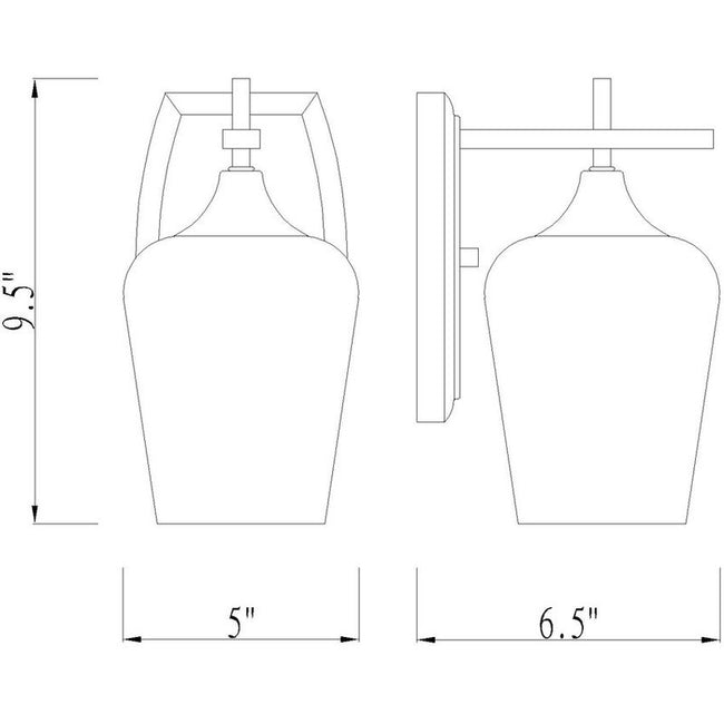 Z-Lite 473-1S - Joliet 1 Light 7" Sconce