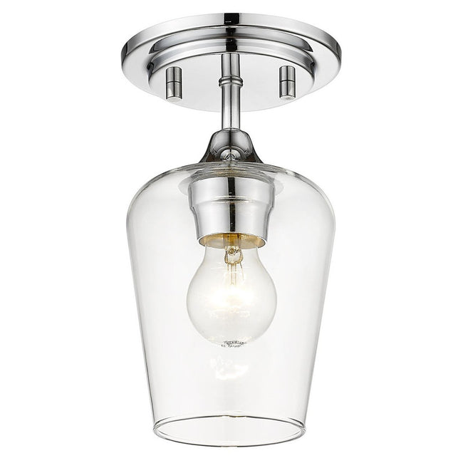 Z-Lite 473F1 - Joliet 1 Light 6" Flush Mount