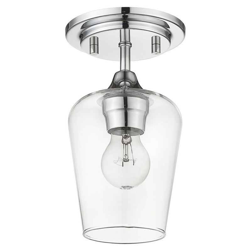 Z-Lite 473F1 - Joliet 1 Light 6" Flush Mount