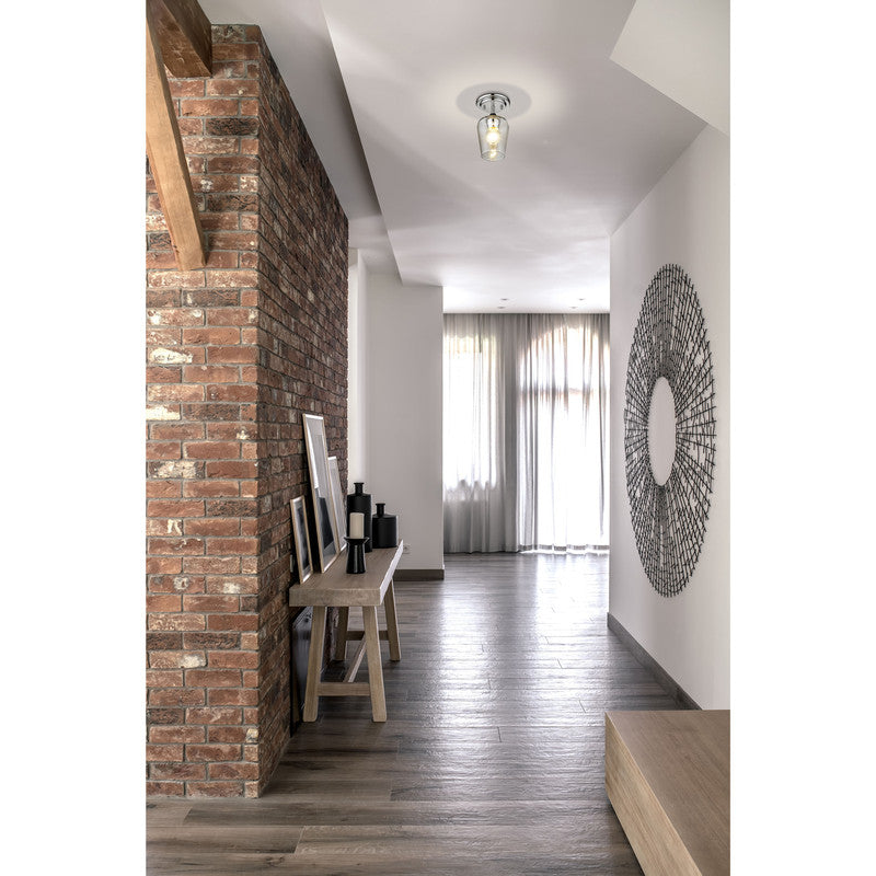 Z-Lite 473F1 - Joliet 1 Light 6" Flush Mount