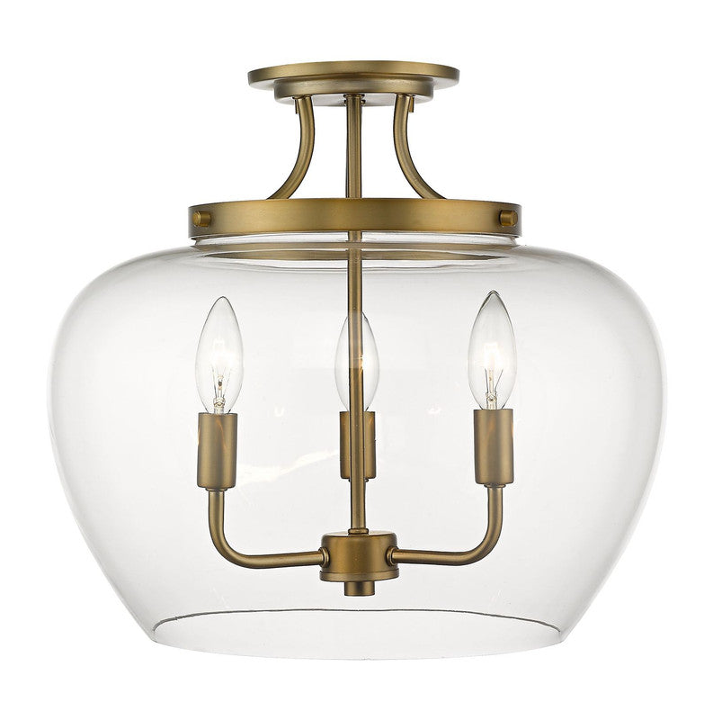 Z-Lite 473SF - Joliet 3 Light 16" Flush Mount