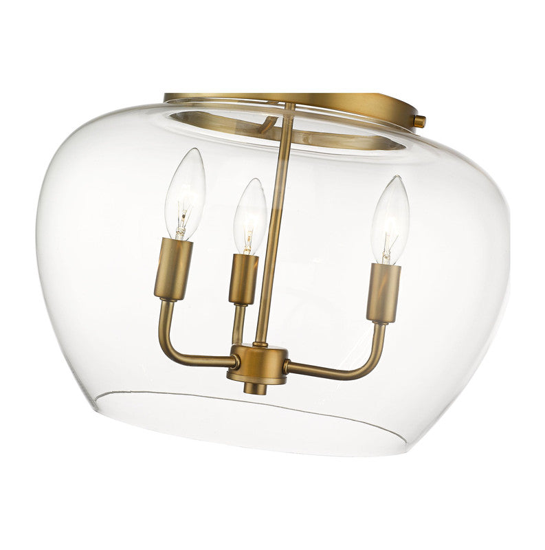 Z-Lite 473SF - Joliet 3 Light 16" Flush Mount