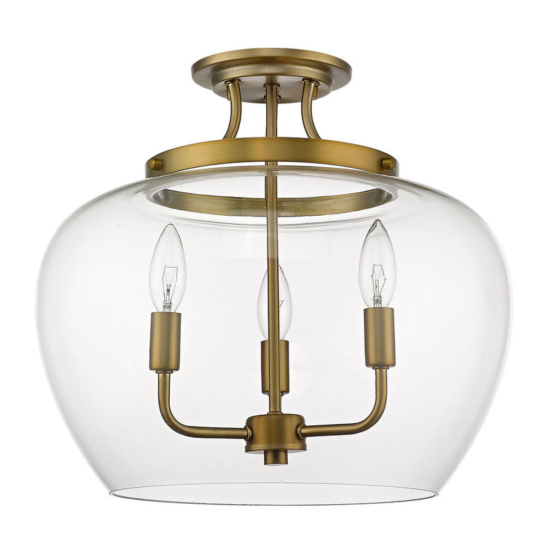 Z-Lite 473SF - Joliet 3 Light 16" Flush Mount