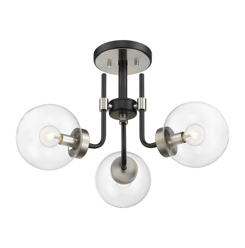 Z-Lite 477-3SF - Parsons 3 Light 22" Flush Mount