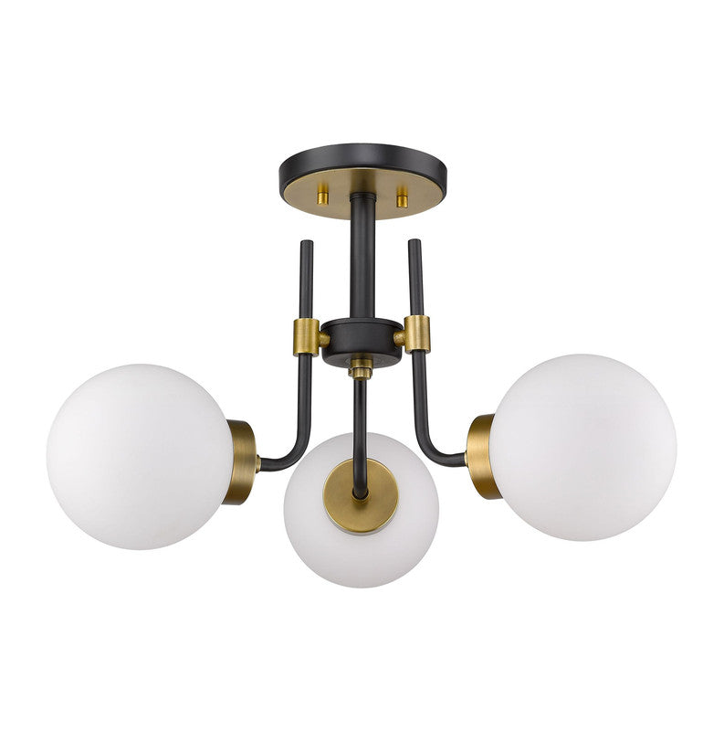 Z-Lite 477-3SF - Parsons 3 Light 22" Flush Mount