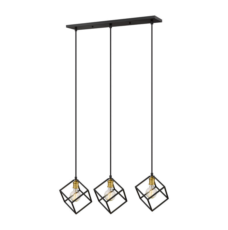 Z-Lite 478-3L - Vertical 3 Light 34" Chandelier