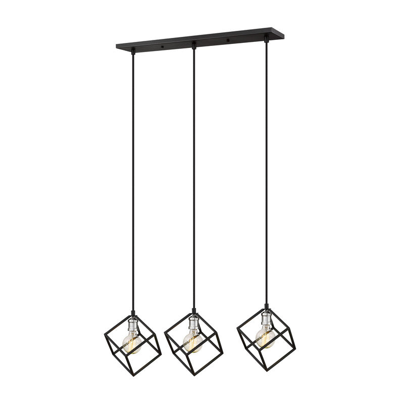 Z-Lite 478-3L - Vertical 3 Light 34" Chandelier