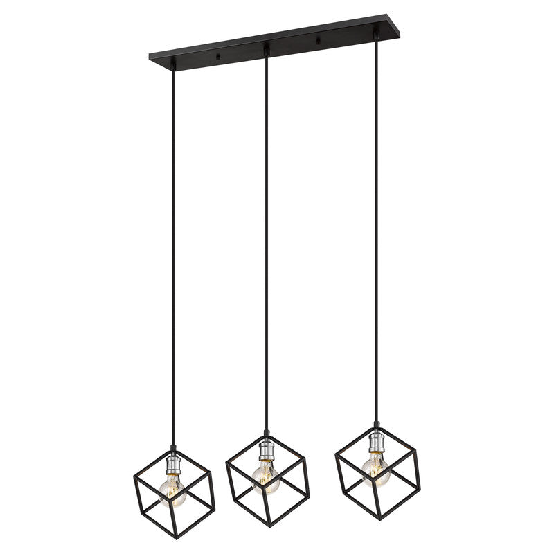 Z-Lite 478-3L - Vertical 3 Light 34" Chandelier