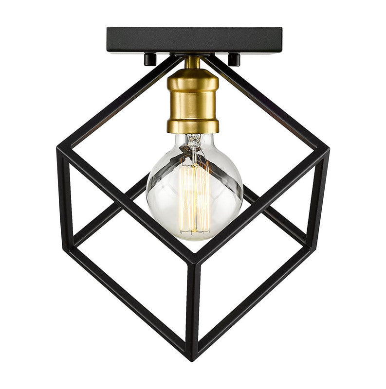 Z-Lite 478F - Vertical 1 Light 10" Flush Mount