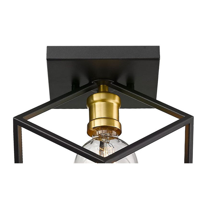 Z-Lite 478F - Vertical 1 Light 10" Flush Mount